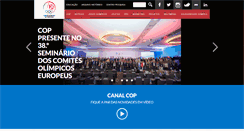 Desktop Screenshot of comiteolimpicoportugal.pt